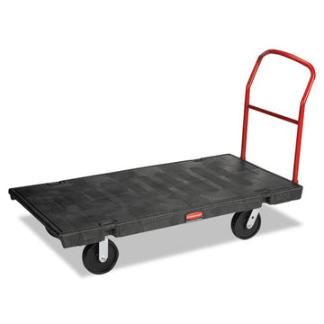 Rubbermaid® Commercial Platform Truck, 2,000 Lb Capacity, 30 X 60 X 7, Black freeshipping - TVN Wholesale